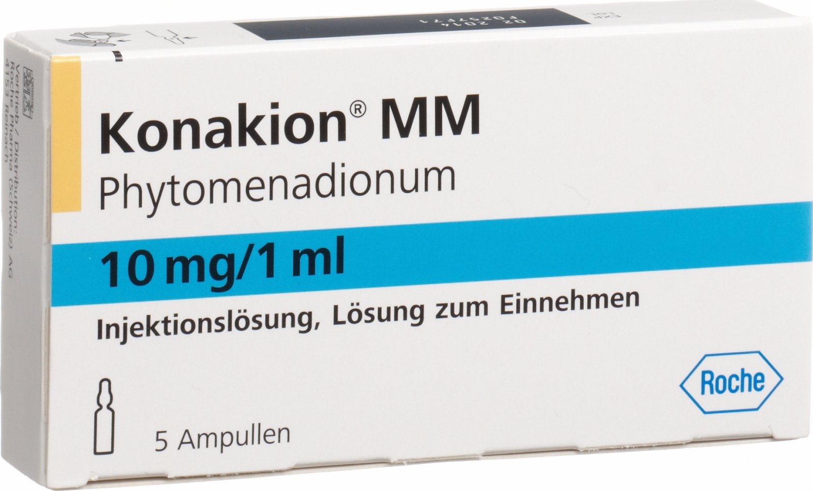 Konakion Mm Lösung 10mg 5 Ampullen 1ml in der Adler Apotheke