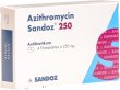 Azithromycin Sandoz Filmtabletten 250mg 4 Stück