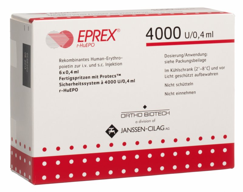 Eprex 4000 E/0.4ml (protecs) 6 Fertigspritzen 0.4ml in der Adler Apotheke
