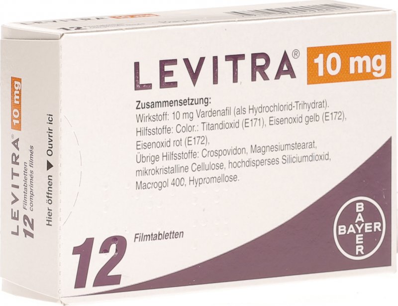 Levitra 10 Mg 12 Filmtabletten