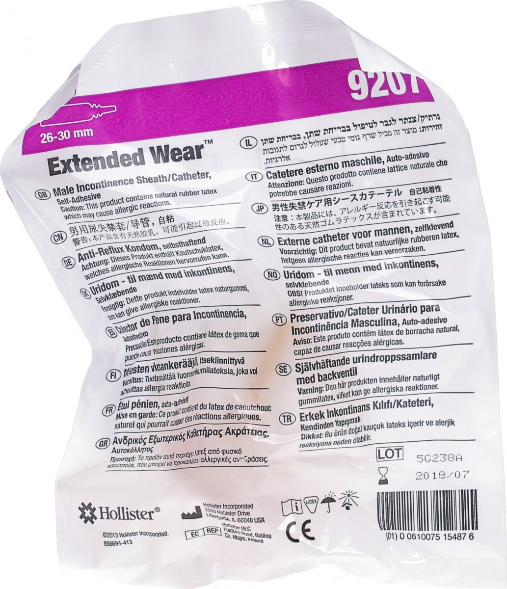 Hollister Kondom Urinal 2630mm Anti Reflux 30 Stück in der Adler Apotheke