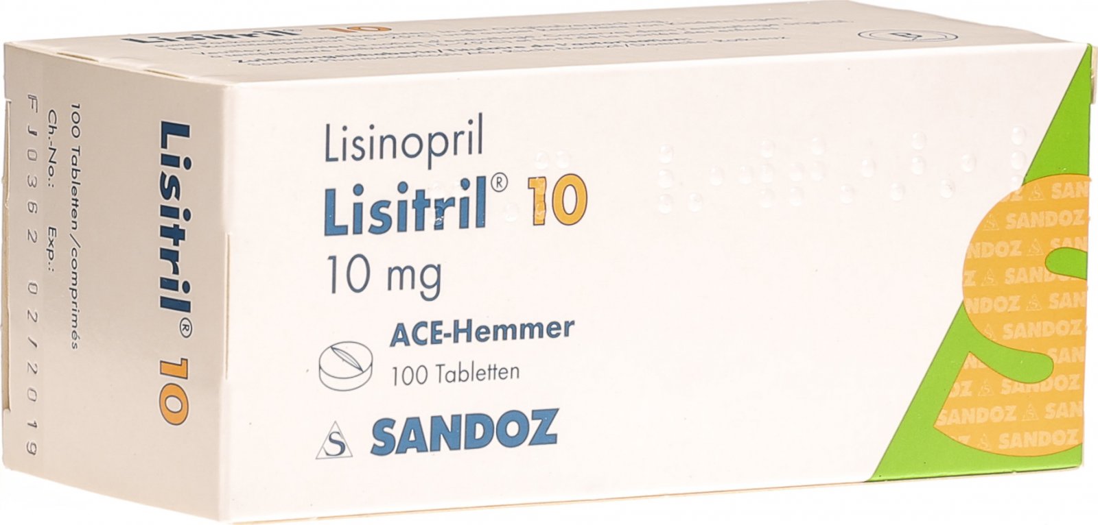 Lisitril 10 Tabletten 10mg 100 Stück in der Adler Apotheke