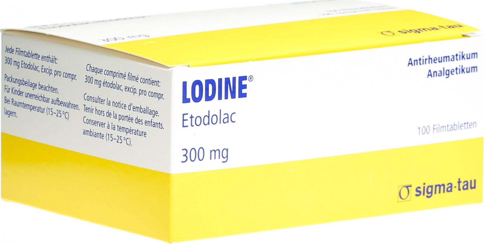 Lodine 300 Filmtabletten 300mg 100 Stück in der Adler Apotheke
