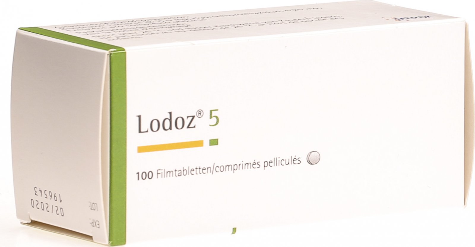 Lodoz Filmtabletten 5mg 100 Stück in der Adler Apotheke