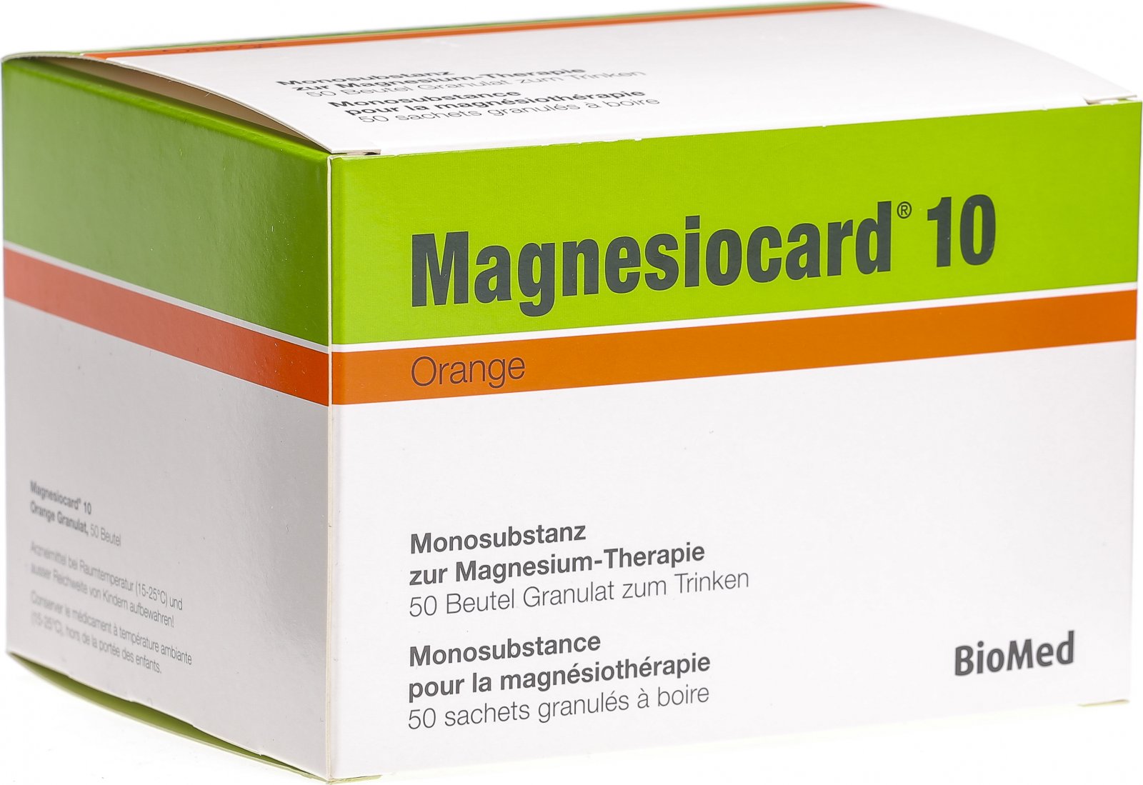 Magnesiocard 10 Granulat 10 Mmol Orange 50 Beutel 5g in der Adler Apotheke