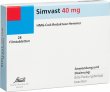 Simvastatin Streuli Filmtabletten 40mg 28 Stück