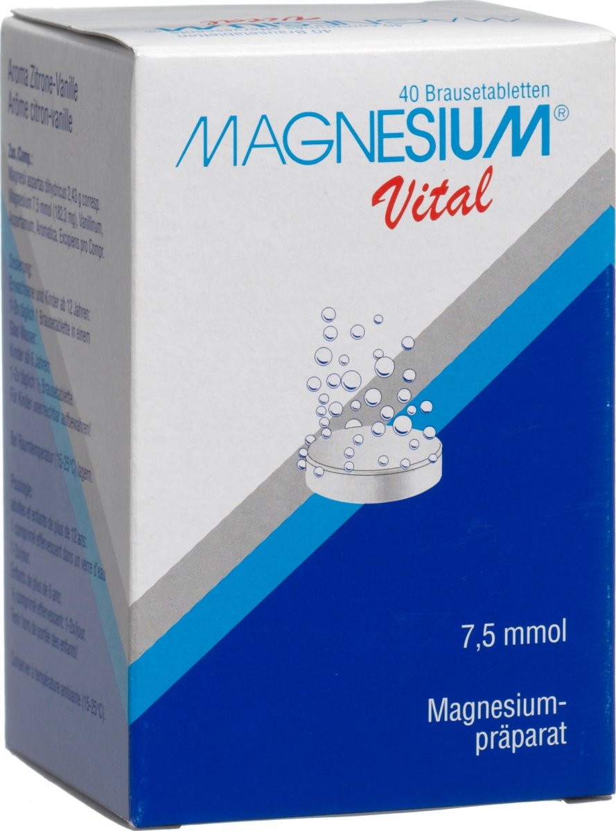 Magnesium Vital 7.5 mmol 40 Brausetabletten in der Adler Apotheke