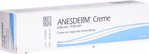 Anesderm Creme 5% Tube 30g in der Adler Apotheke