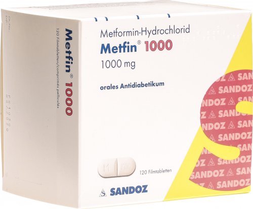 Metfin Filmtabletten 1000mg 120 Stück in der Adler Apotheke