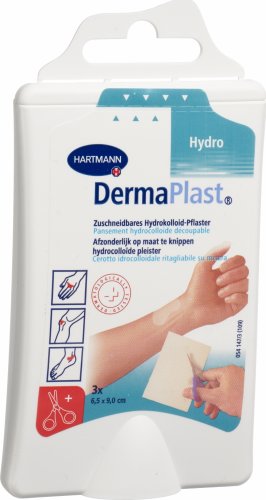 Dermaplast Hydrokolloid Pflaster 6.5x9cm 3 Stück in der Adler Apotheke