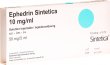 Ephedrin Sintetica Injektionslösung 50mg/5ml 10 Ampullen 5ml