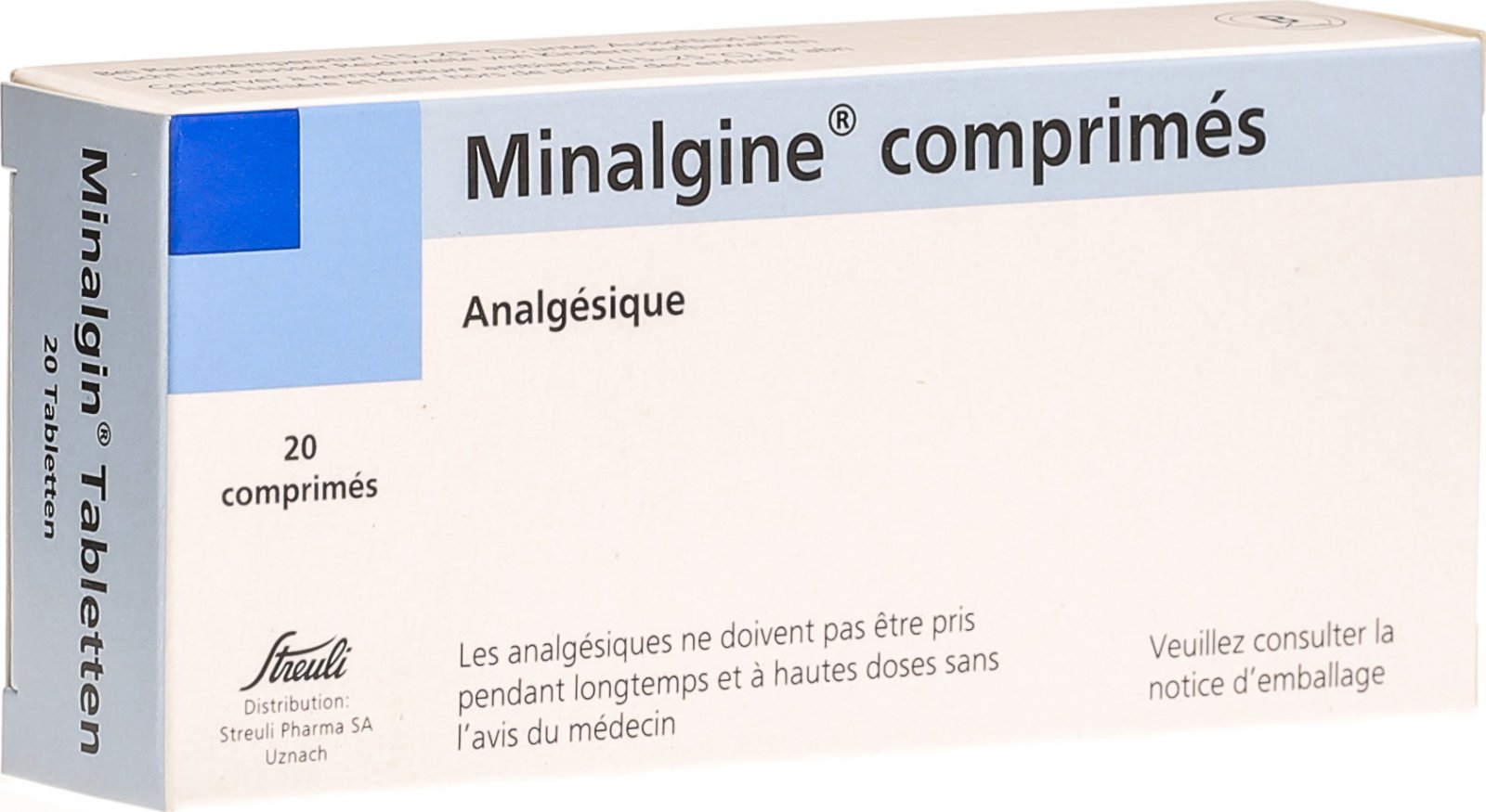 Visualizzare l’immagine più grande di Minalgin Tabletten 500mg 20 Stück.
