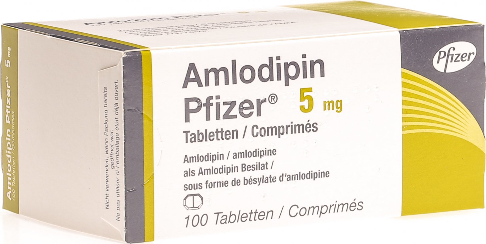Amlodipin Pfizer Tabletten 5mg 100 Stück in der Adler Apotheke