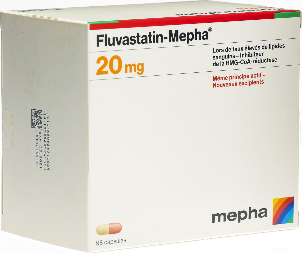 Fluvastatin Teva Kapseln 20mg 98 Stück in der Adler Apotheke