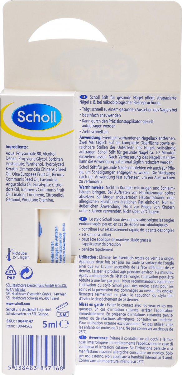 Scholl Stift Fur Gesunde Nagel 5g In Der Adler Apotheke