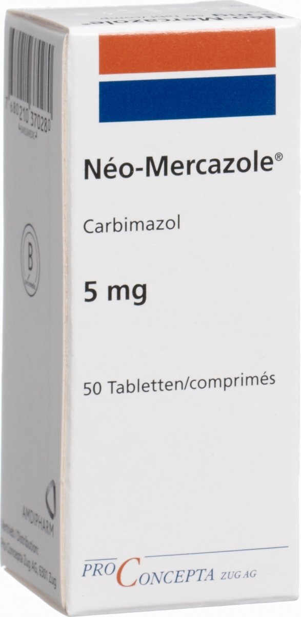 Neo Mercazole Tabletten 5mg 50 Stück in der Adler Apotheke