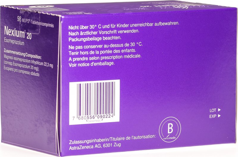 nexium mups 20mg 90 stück nexium mups 20mg 90 stück