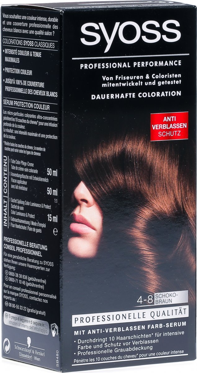 Syoss Color 4-8 Schokobraun 115ml in der Adler Apotheke