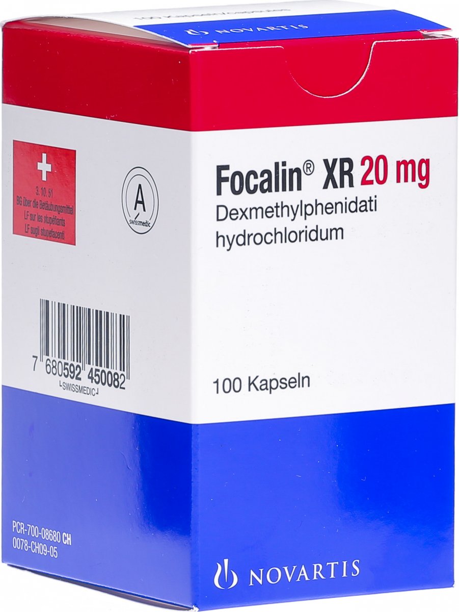 Focalin XR Retard Kapseln 20mg 100 Stück in der Adler Apotheke