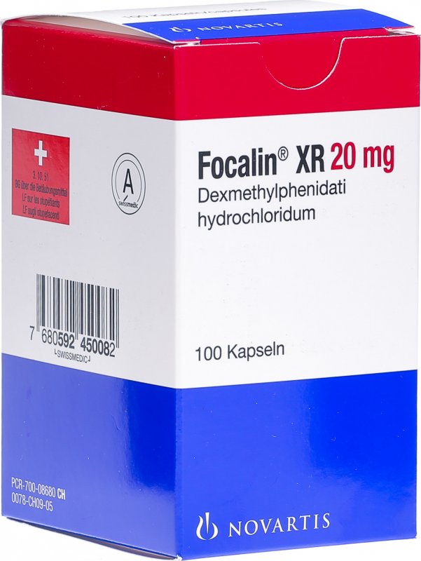 Focalin XR Retard Kapseln 20mg 100 Stück in der Adler Apotheke