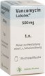 Vancomycin Labatec Trockensubstanz 500mg Durchstechflasche