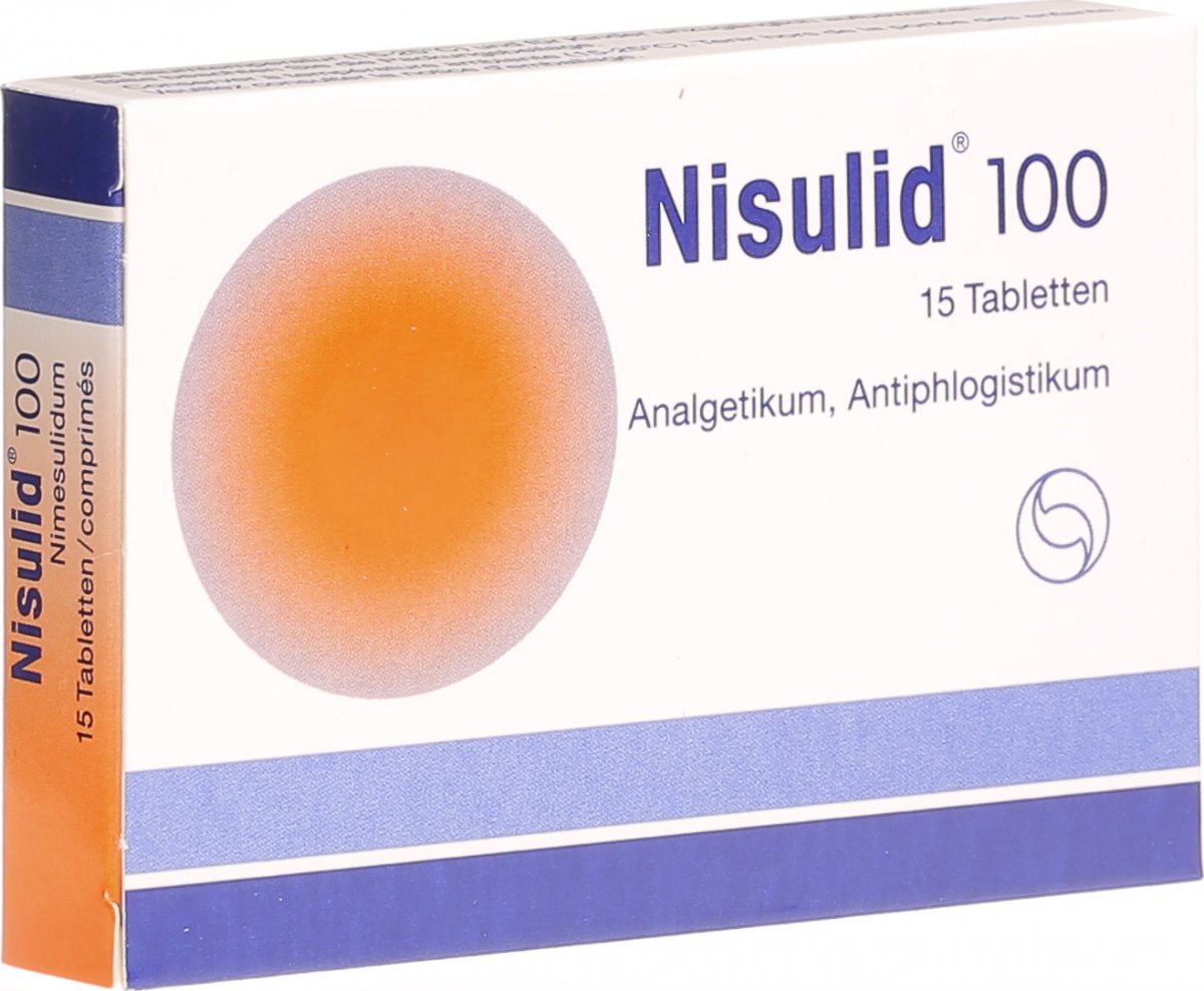 Nisulid 100 Tabletten 100mg 15 Stück in der Adler Apotheke