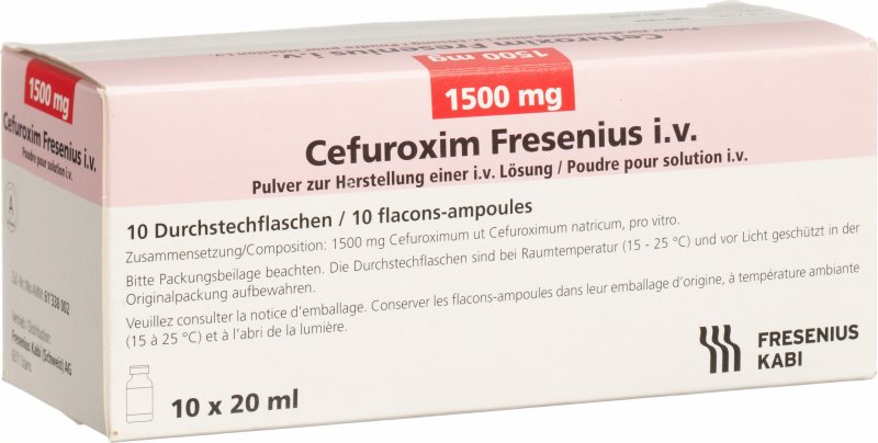 Cefuroxim Fresenius 1500mg i.v. Durchstechflasche 10 Stück in der Adler