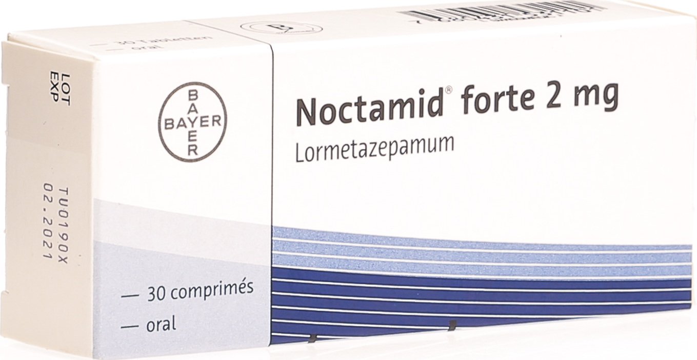 Noctamid Forte Tabletten 2mg 30 Stuck In Der Adler Apotheke
