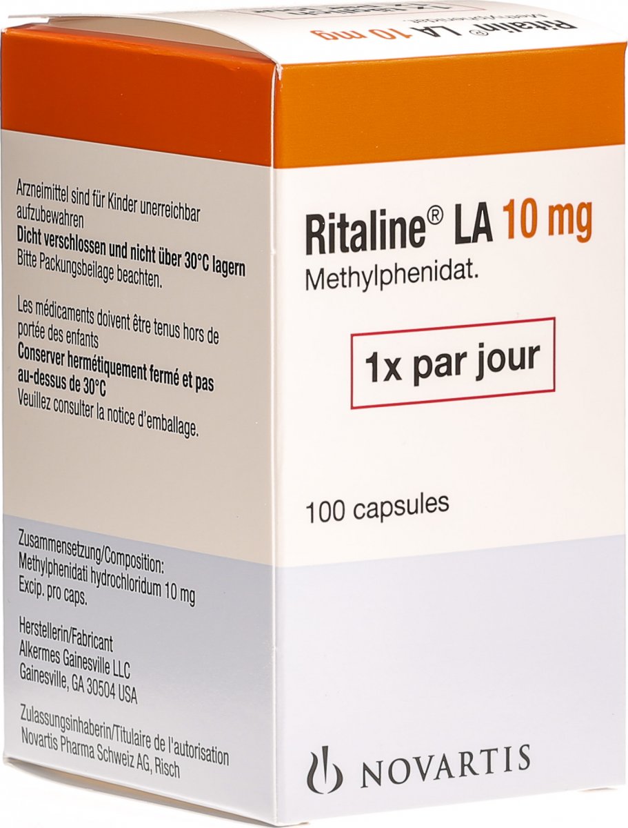 Ritalin La Kapseln 10mg 100 Stück in der Adler Apotheke