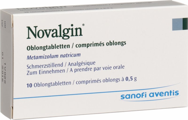 Novalgin Filmtabletten 500mg 10 Stück in der Adler Apotheke
