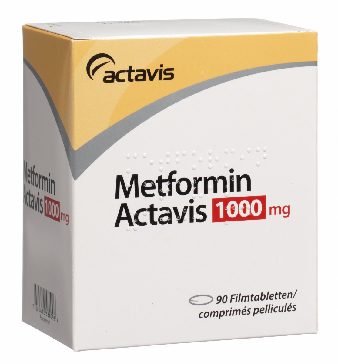 Metformin Actavis Filmtabletten 1000mg 90 Stück in der Adler Apotheke
