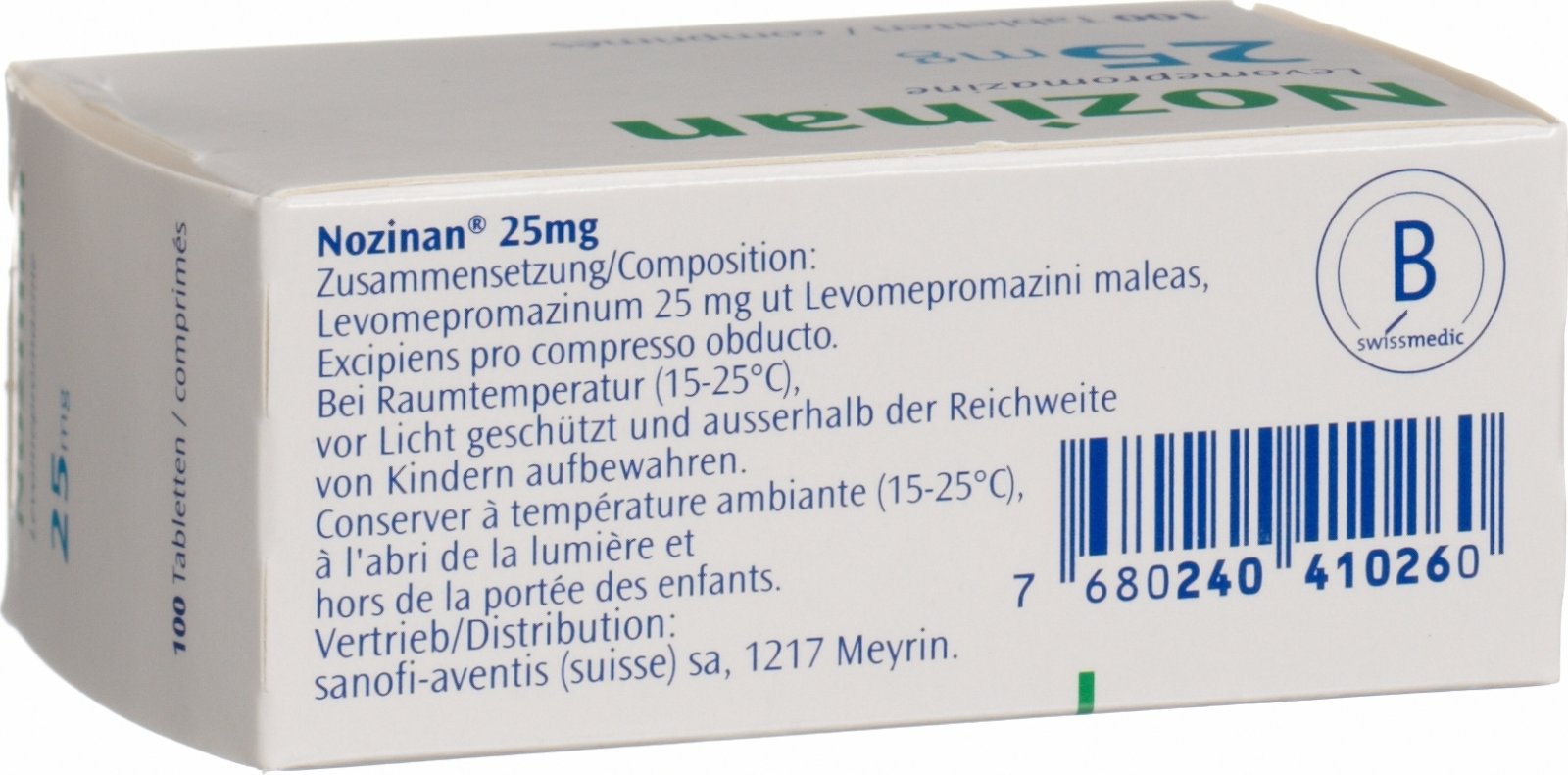 Nozinan 25 Mg Per Dormire