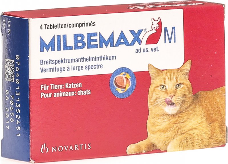 Milbemax M Tabletten Katze 2x 2 Stück in der Adler Apotheke