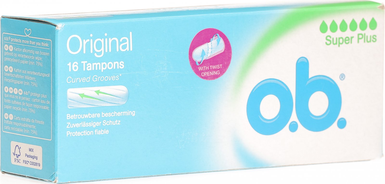 Ob Tampons Super Plus 16 Stück in der Adler Apotheke
