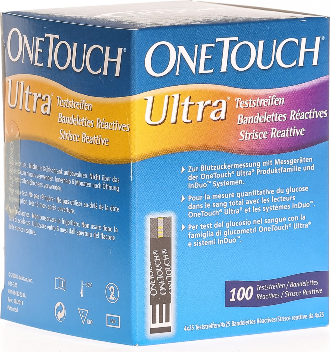 One touch ultra teststreifen 100 st ck in der adler apotheke
