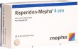 Risperidon Mepha Oro Schmelztabletten 4mg 28 Stück