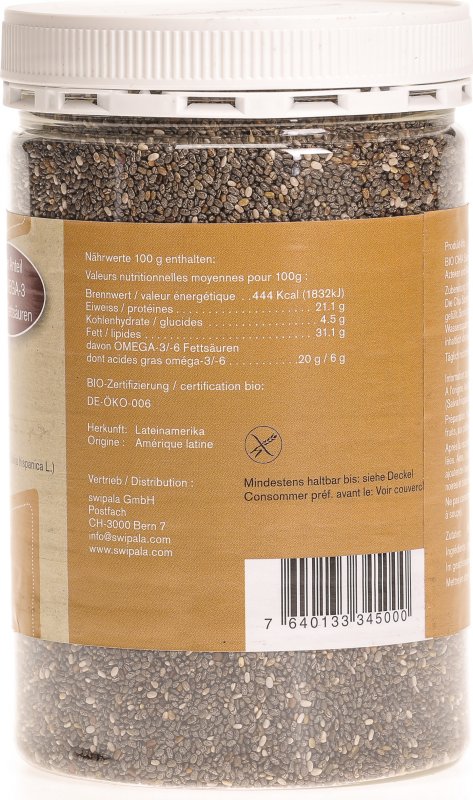 Bio Chia Samen 450g in der Adler Apotheke