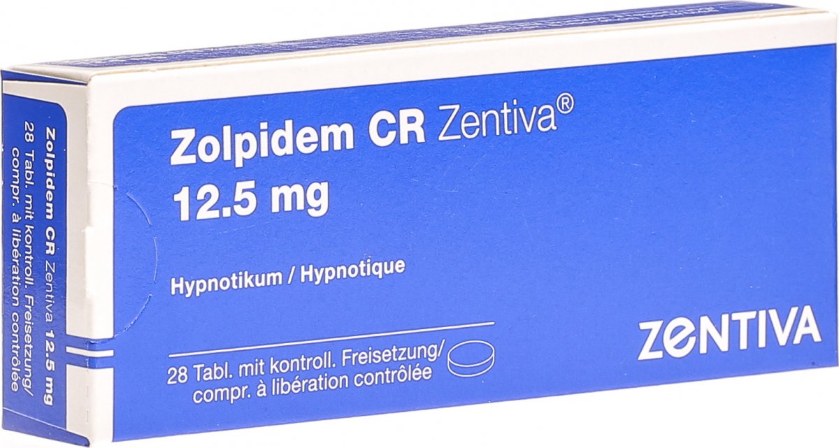 Zolpidem Cr Zentiva Retard Tabletten 12.5mg 28 Stück in der Adler Apotheke