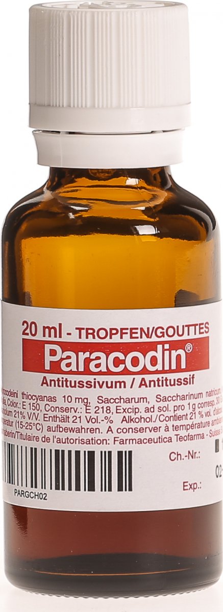 Paracodin Tropfen 20ml in der Adler Apotheke