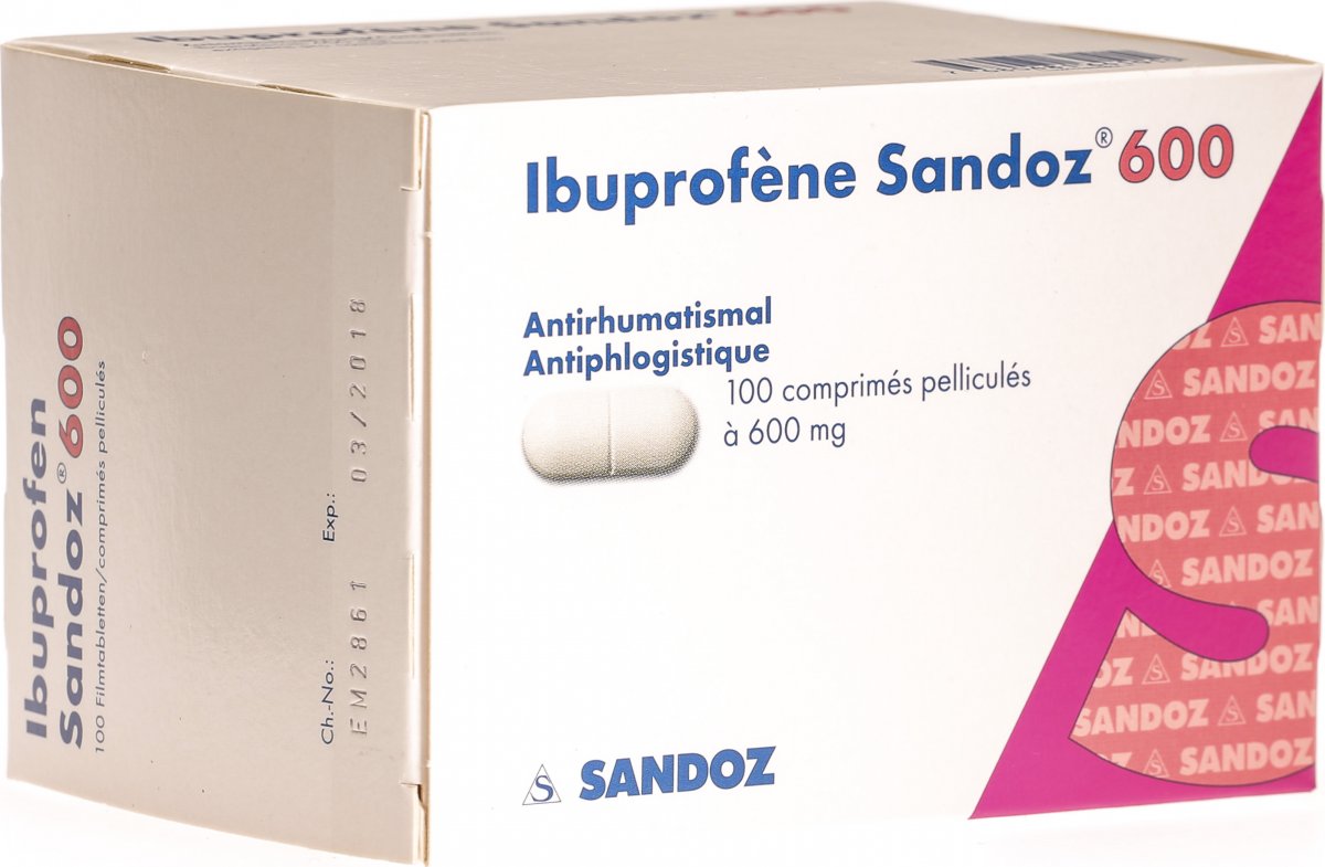 Ibuprofen Sandoz Filmtabletten 600mg 100 Stück in der Adler Apotheke