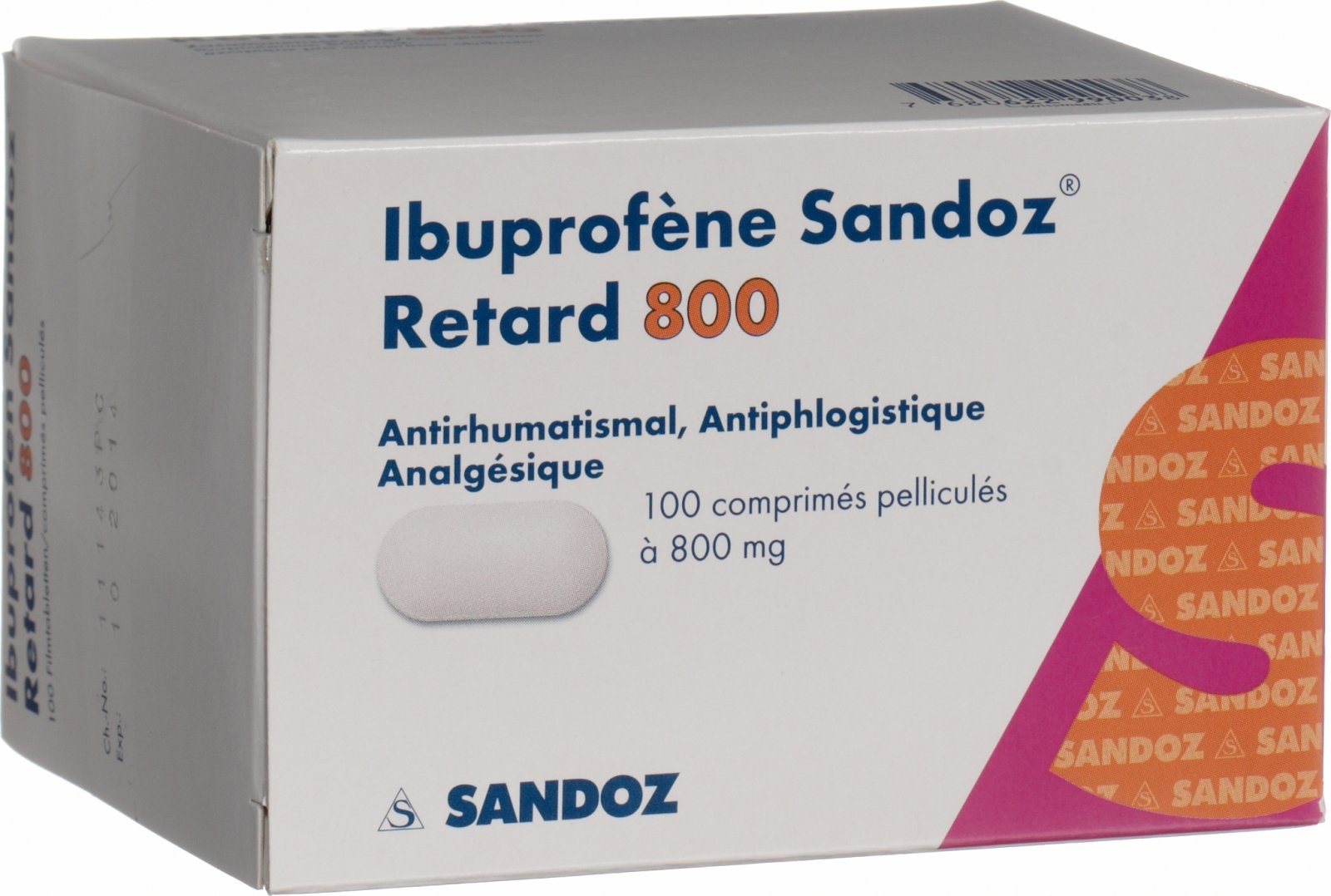 Ibuprofen Sandoz Retard Filmtabletten 800mg 100 Stück in der Adler Apotheke