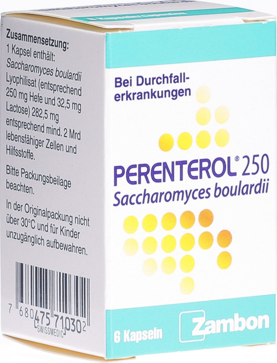 Perenterol 250mg 6 Kapseln in der Adler Apotheke