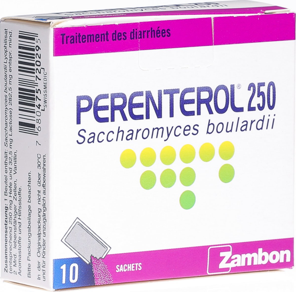 Perenterol 250mg 10 Beutel in der Adler Apotheke