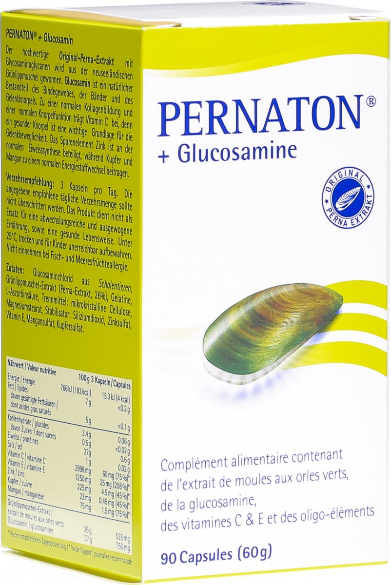 Pernaton Plus Glucosamin Kapseln Dose 90 Stück in der Adler Apotheke