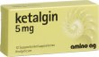 Ketalgin Zäpfchen 5mg 10 Stück