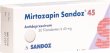 Mirtazapin Sandoz Filmtabletten 45mg 30 Stück