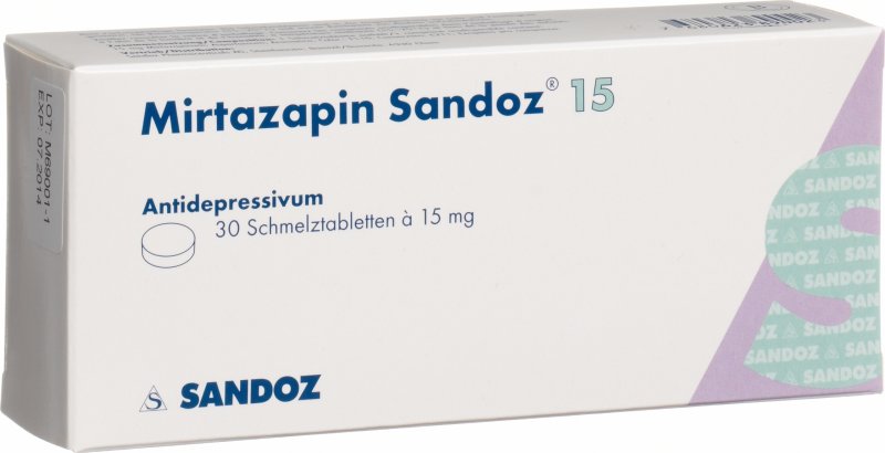 Mirtazapin 15 Mg Zum Schlafen