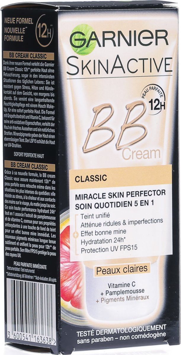 Garnier B B Cream Classic Miracle Skin Perfector Helle Haut 50ml In Der Adler Apotheke