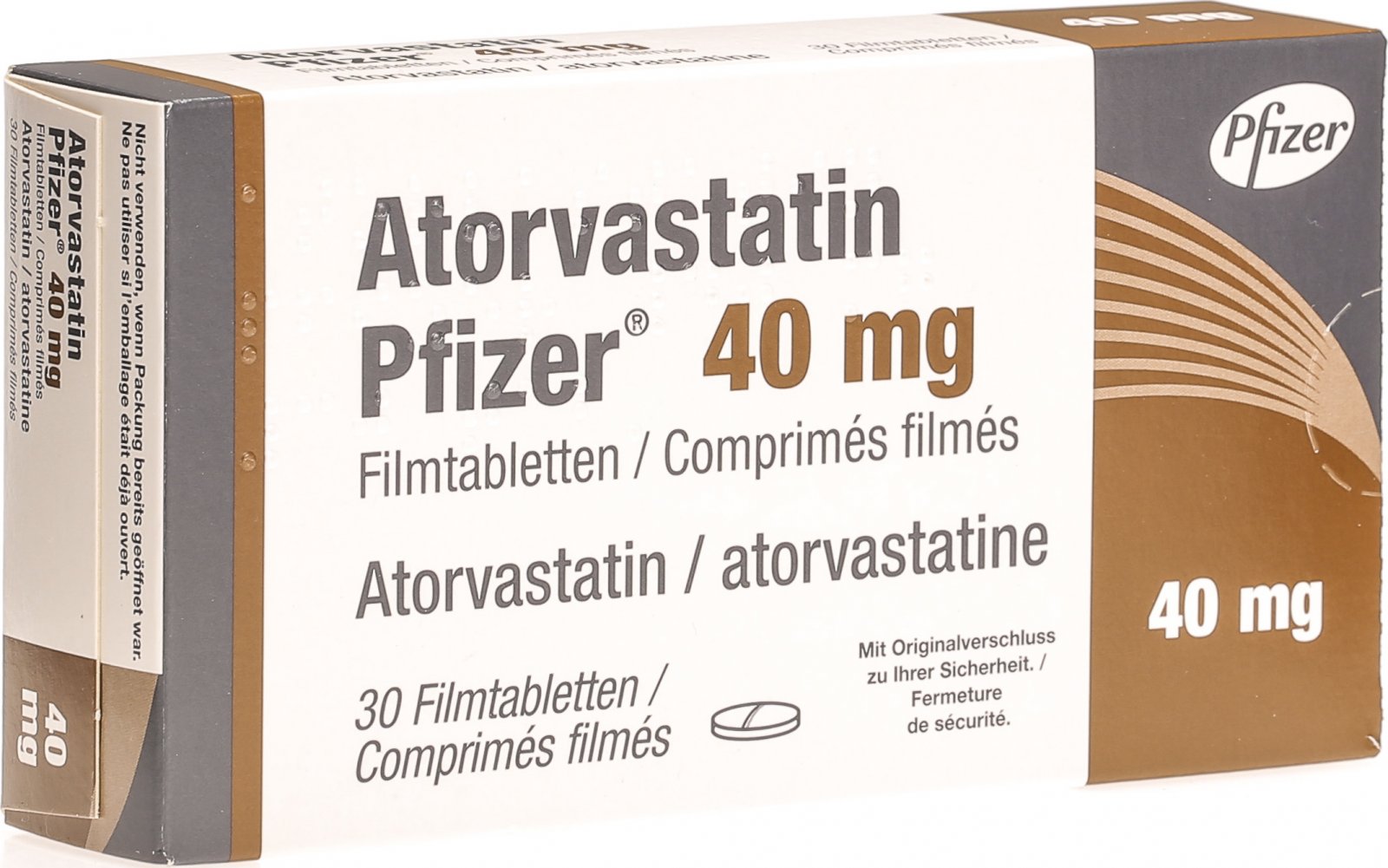 Atorvastatin Pfizer Filmtabletten 40mg 30 Stück in der Adler Apotheke Atorvastatin Pfizer Filmtabletten 40mg 30 Stück in der Adler Apotheke