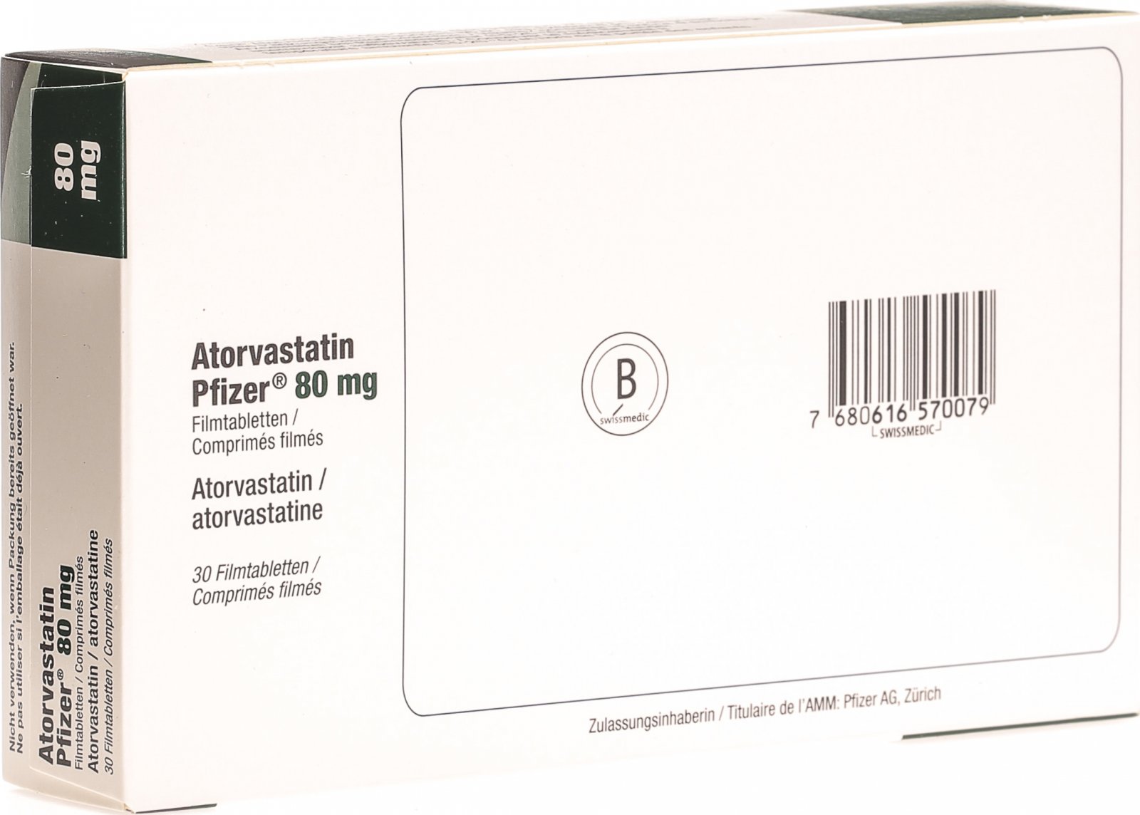 Atorvastatin Pfizer Filmtabletten 80mg 30 Stück in der Adler Apotheke Atorvastatin Pfizer Filmtabletten 80mg 30 Stück in der Adler Apotheke